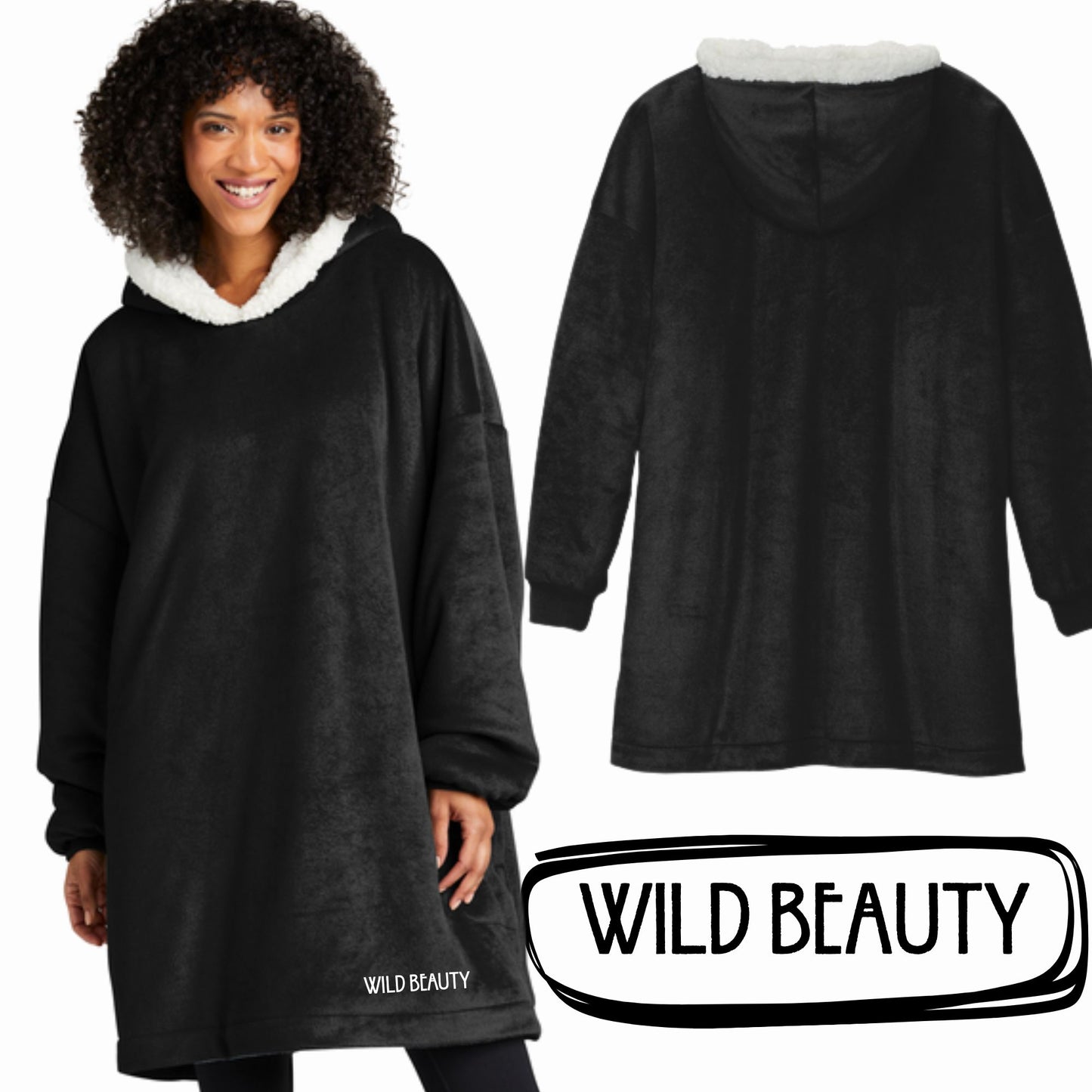 "Wild Beauty" Mountain to Lake Wearable Blanket