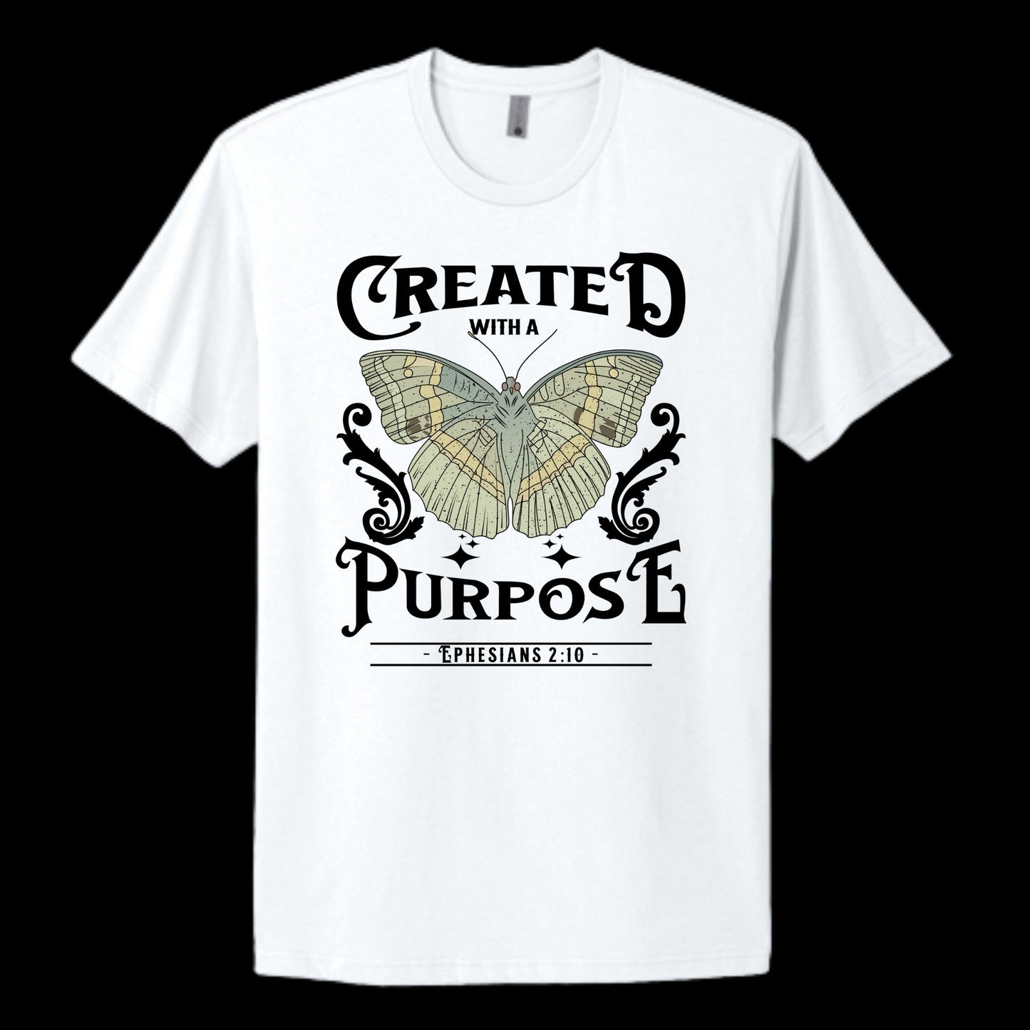 "Created" Adult 100% Cotton Tee