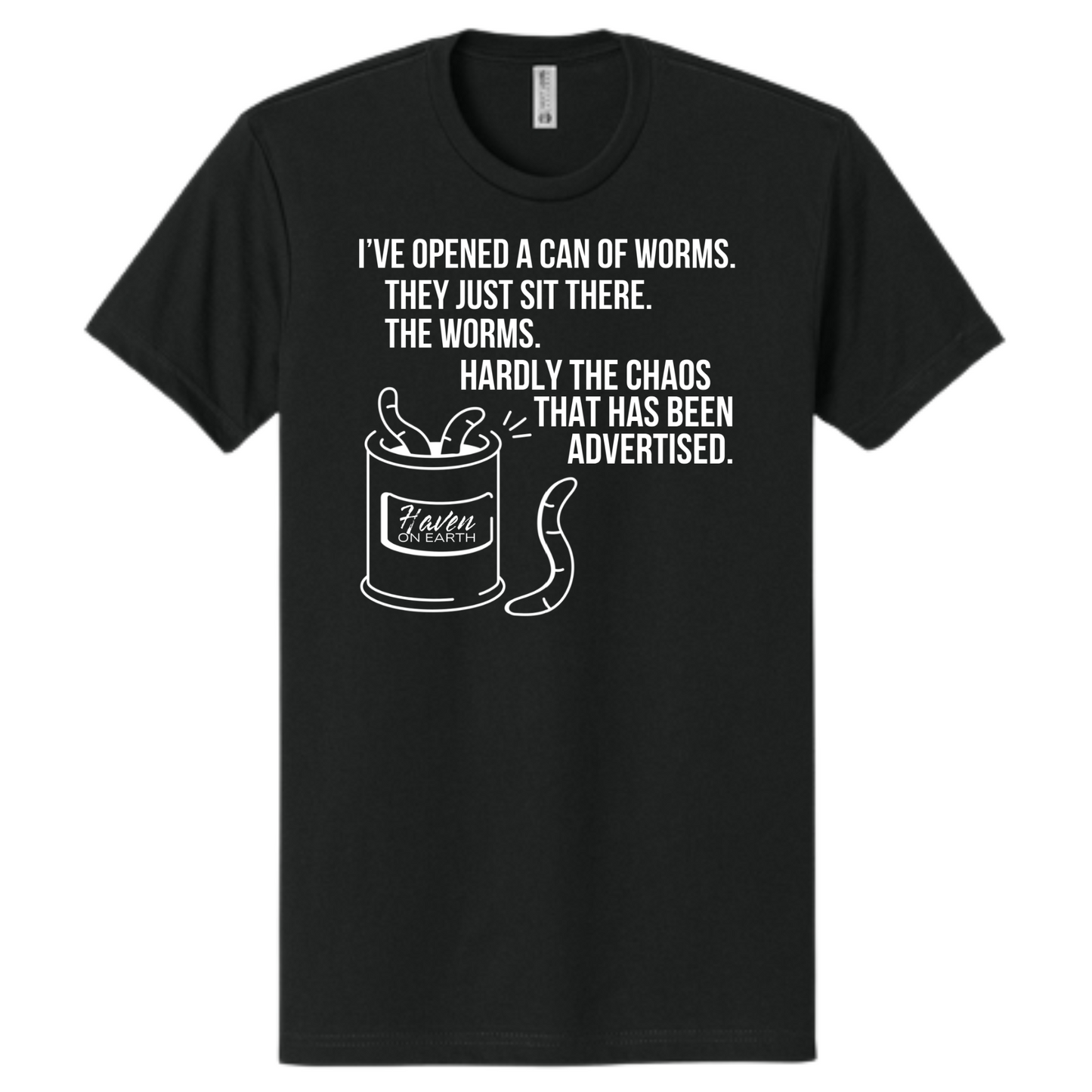 "Opened a Can" Adult 100% Cotton Tee