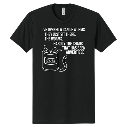 "Opened a Can" Adult 100% Cotton Tee