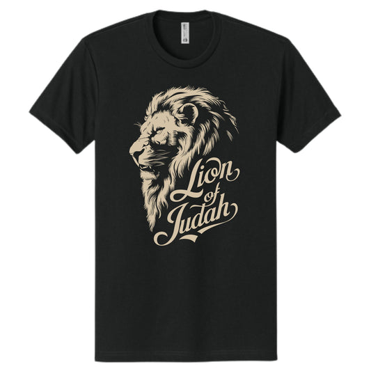 "Lion of Judah" Adult 100% Cotton Tee