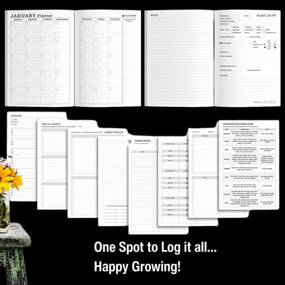 Gardening Log Book and Planner