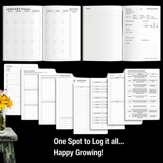 Gardening Log Book and Planner