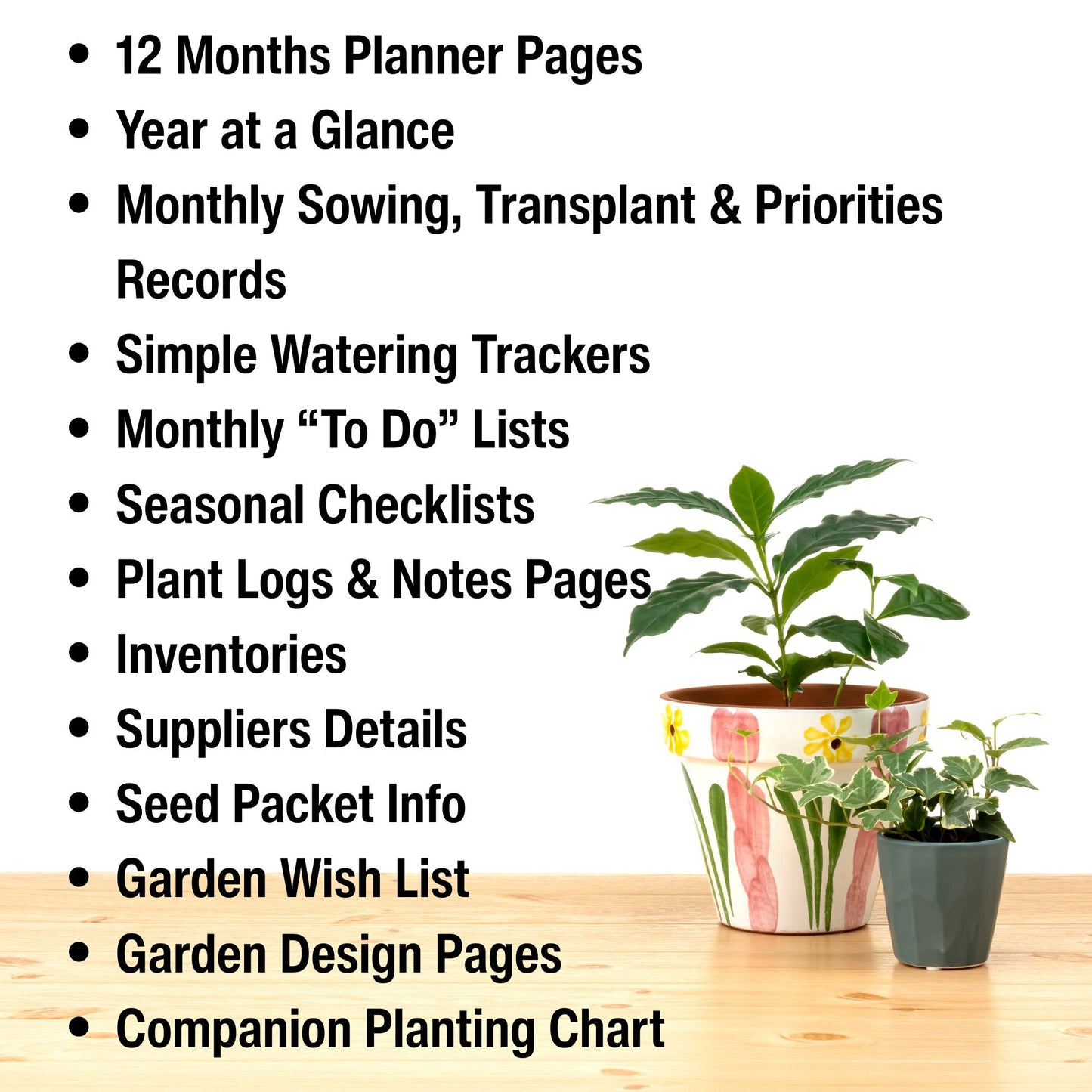 Gardening Log Book and Planner