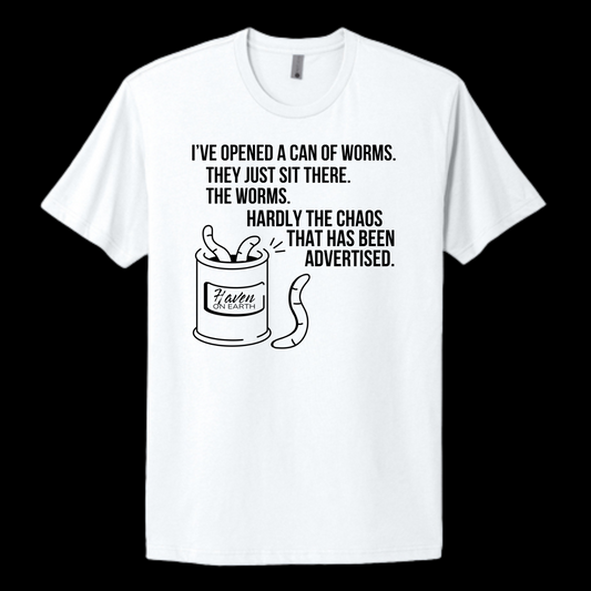 "Opened a Can" Adult 100% Cotton Tee