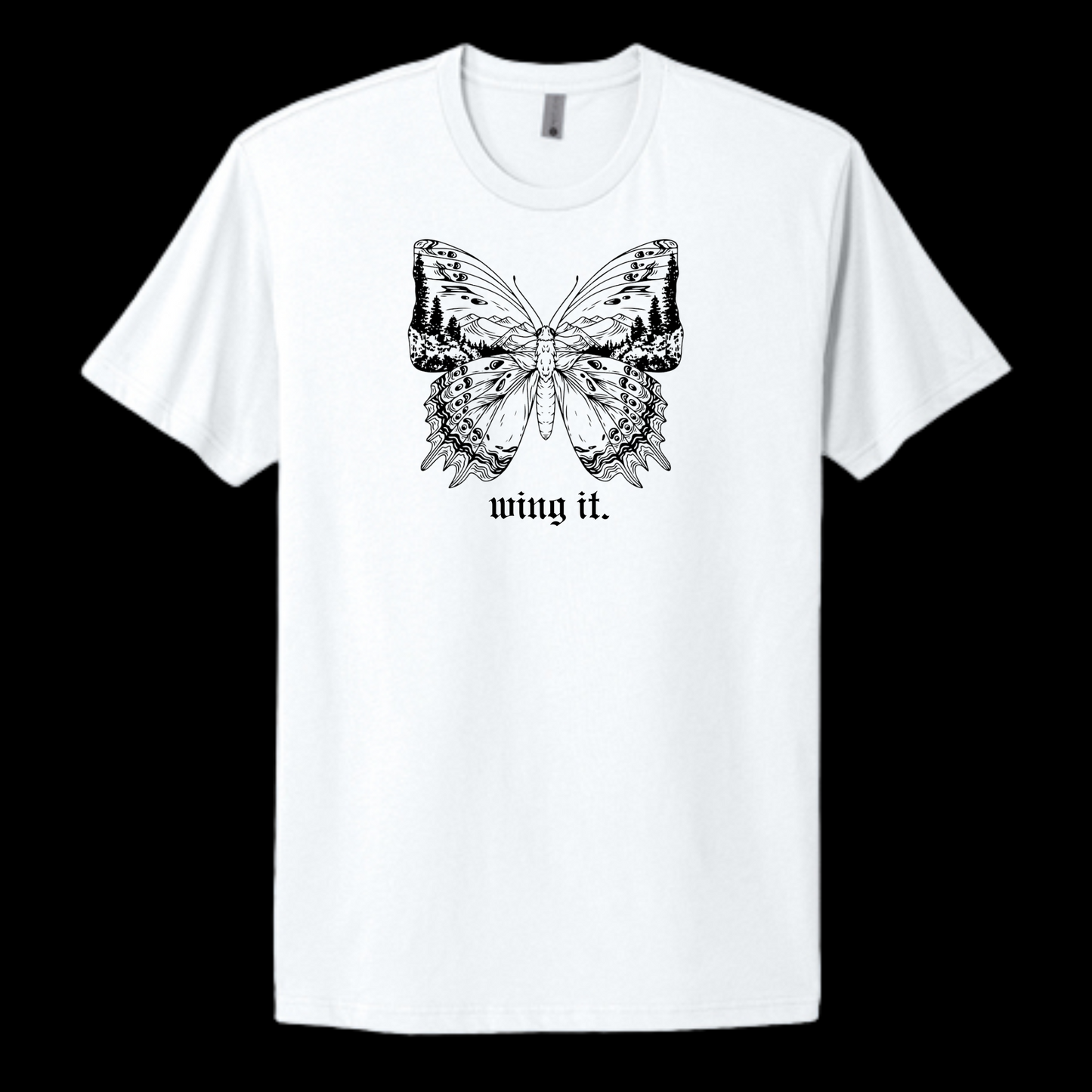 "Wing It" Adult 100% Cotton Tee