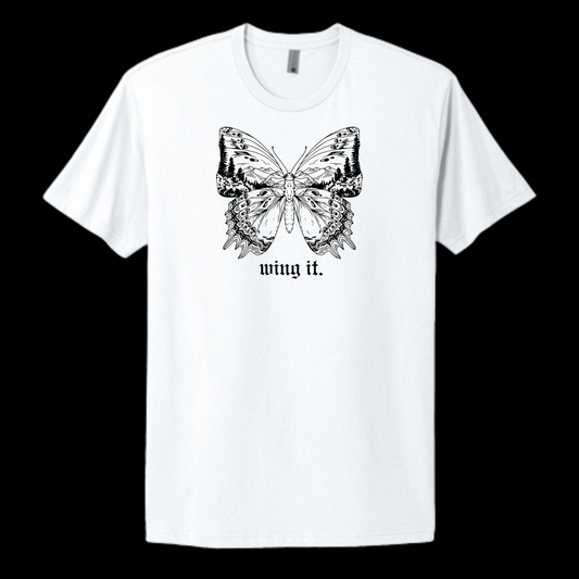 "Wing It" Adult 100% Cotton Tee