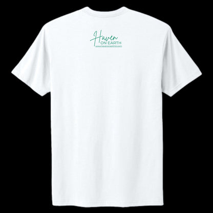 "Wild Beauty" in lime green Adult 100% Cotton Tee