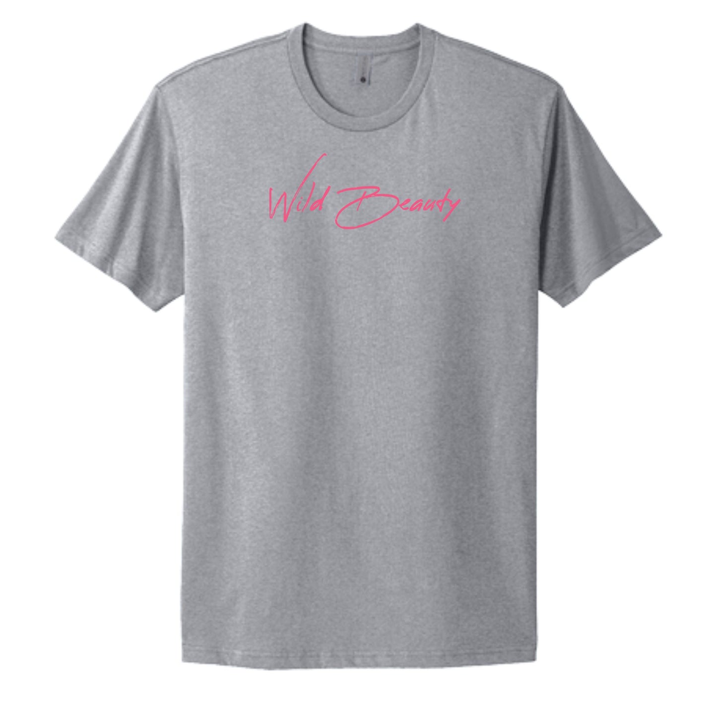 "Wild Beauty" in pink Adult 100% Cotton Tee