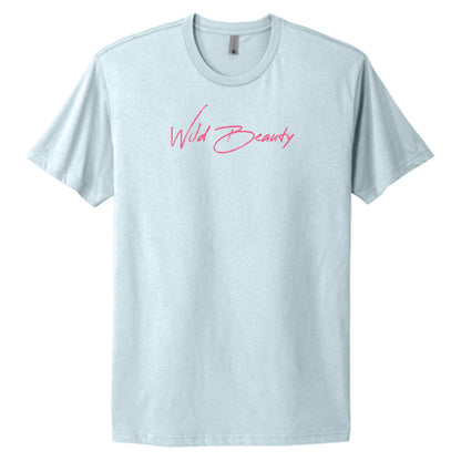 "Wild Beauty" in pink Adult 100% Cotton Tee