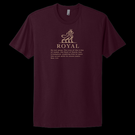 "Royal" Adult 100% Cotton Tee
