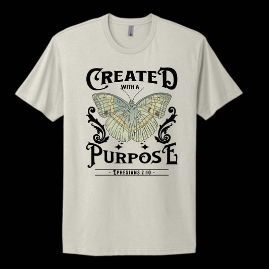 "Created" Adult 100% Cotton Tee