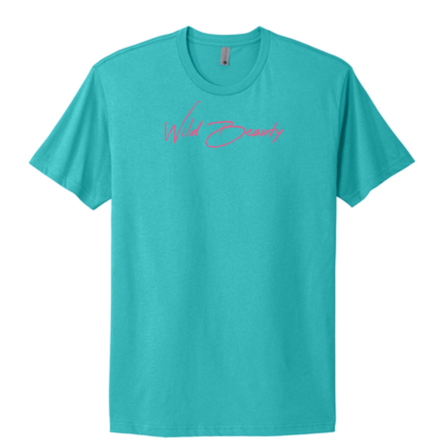 "Wild Beauty" in pink Adult 100% Cotton Tee