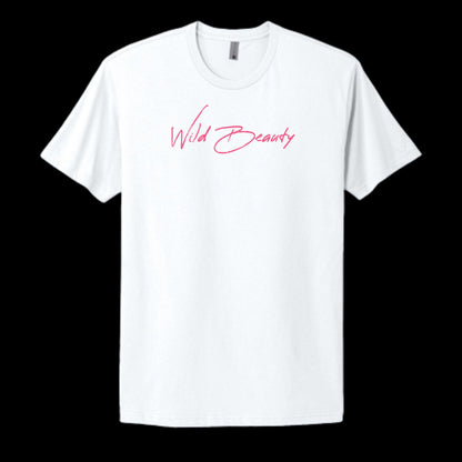 "Wild Beauty" in pink Adult 100% Cotton Tee