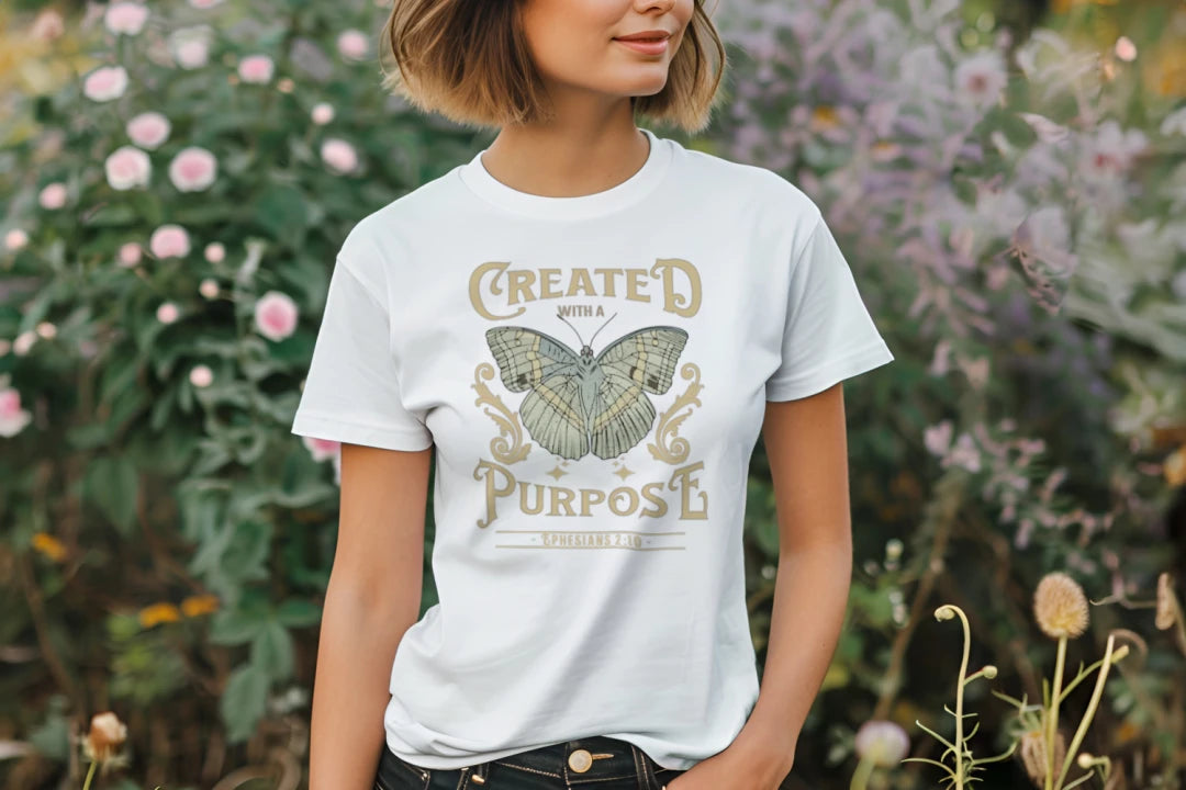 "Created with Purpose" in Cream