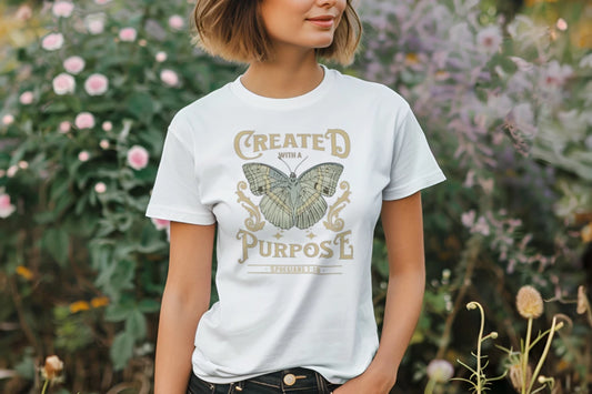 "Created with Purpose" in Cream