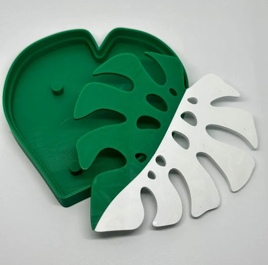 Monstera Variegated Albo Soap Dish/Coaster