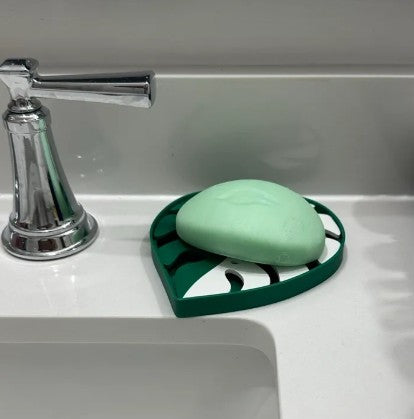 Monstera Variegated Albo Soap Dish/Coaster